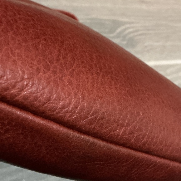 Osgoode Marley Burgundy Leather Crossbody Bag Soft Buttery Leather - Picture 8 of 8